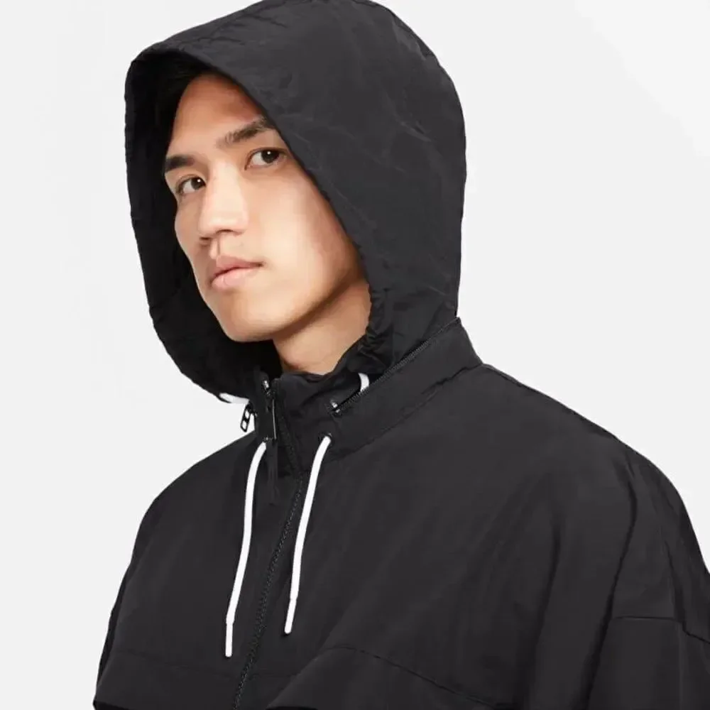 Nike Air Jordan Jumpman Full Zip Windbreaker Jacket Black